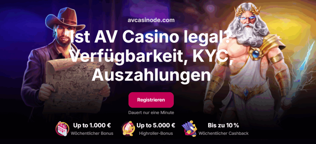 Ist AV Casino legal 2026? Verfügbarkeit, KYC, Auszahlungen