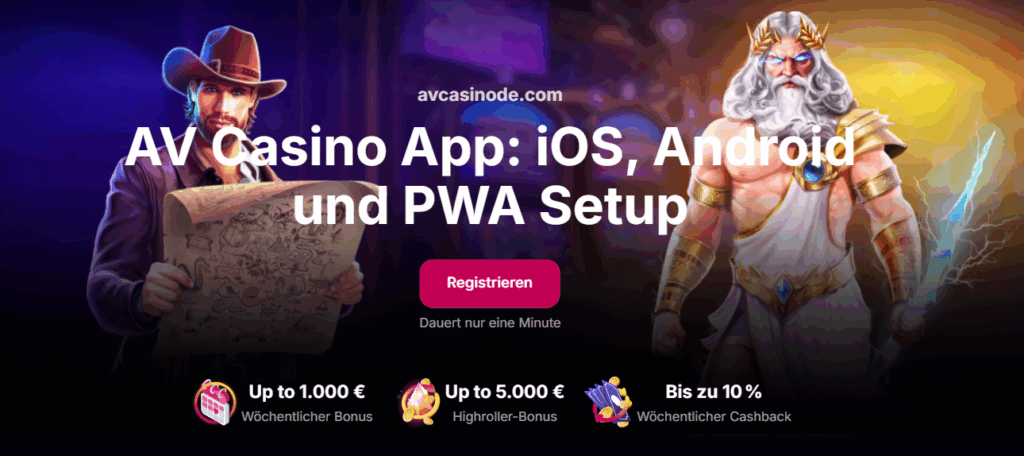 AV Casino App 2026: iOS, Android und PWA Setup